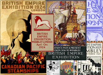 BRITISH EMPIRE EXHIBITION WEMBLEY 1924 - 1925
