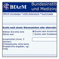 Datenbank für unerwünschte Arzneimittelwirkungen  Bundesinstitut für Arzneimittel und Medizinprodukte (BfArM) 
