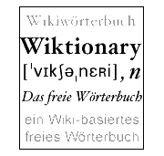 wiktionary woerterbuch lexikon wikipedia
